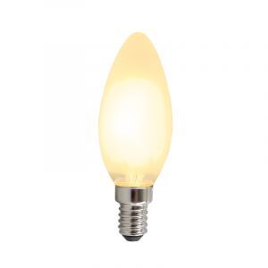 Dæmpbar Olucia E14 LED stearinlys, 3w, Hvidt glas, 2700k