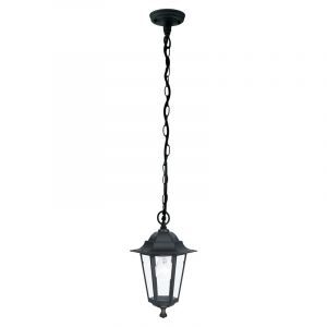 Sort klassisk udendørslampe aluminium, Alieke, IP44