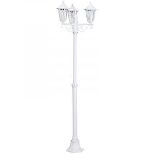 Hvid klassisk udendørslampe aluminium, Alieke, IP44