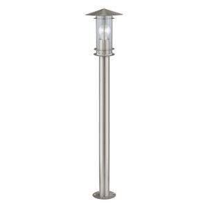 Sølv modern udendørslampe rustfrit stål, Arabella, IP44