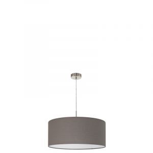 Antracit modern pendler lampe stof, Abano