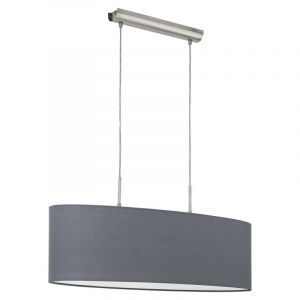 Grå modern pendler lampe stof, Abano