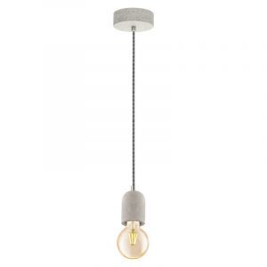 Grå pendler lampe metal, Christel