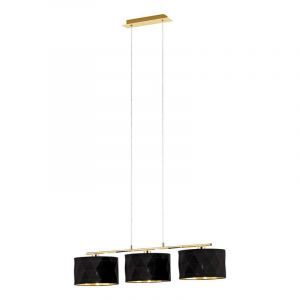 Sort design pendler lampe stof, Wessel