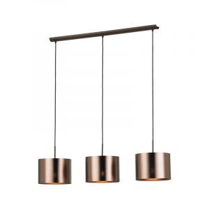 Brun design pendler lampe plast, Noor