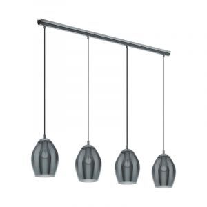 Grå design pendler lampe glas, Nikky
