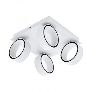 Krom modern loftspot aluminium, Gabi, 5w, 3000K LED