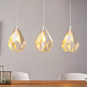 Hvid design pendler lampe metal, Acri