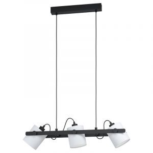 Træ pendler lampe sort, Kaspar