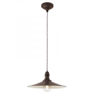Brun klassisk pendler lampe stål, Jalysha