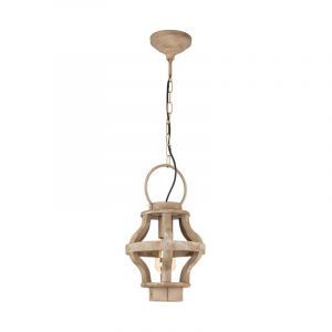 Træ pendler lampe brun, Adriano