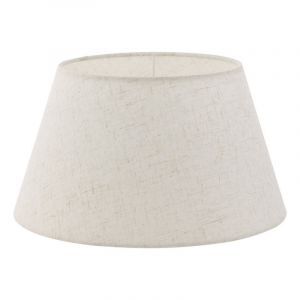 Landlig lampeskærm Noah Textile Cream