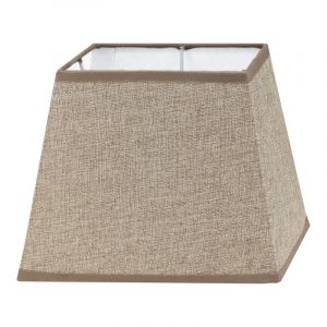 Landlig lampeskærm Noah Textile Lysebrun