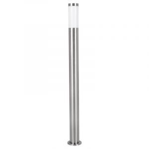Sølv udendørslampe plast, Carlein, IP44