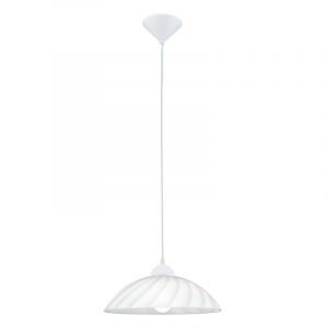 Hvid pendler lampe glas, Kaj