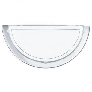 Krom modern væglampe glas, Agena