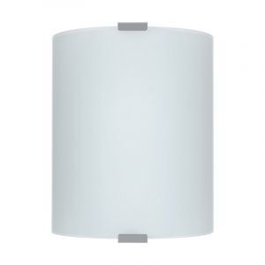 Krom loftlampe glas, Jesper