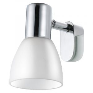 Krom spejllampe glas, Ablanc