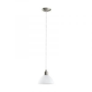 Hvid design pendler lampe glas, Lariana