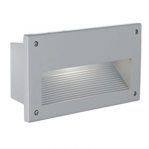 Hvid indbygget udendørs væglampe aluminium, Anke, IP44