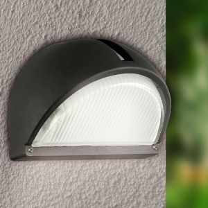 Sort udendørslampe aluminium, Gemma, IP44