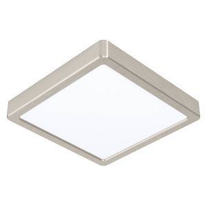 Nikkel smart loftlampe plast, Geraldo, 16,5W, varm til kold hvid justerbar LED, IP44