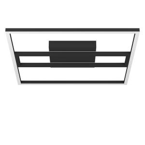 Sort modern smart loftlampe aluminium, Cecilia, 21W, varm til kold hvid justerbar LED