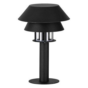 Sort udendørslampe stål, Cindy, IP65