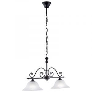 Hvid klassisk pendler lampe glas, Tesse