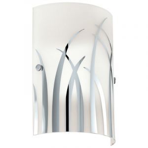 Hvid design væglampe glas, Ilyas