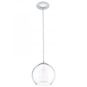 Krom design pendler lampe glas, Silvijn