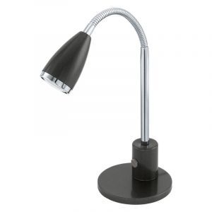 Antracit bordlampe metal, Said, med brytare