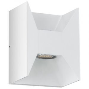 Hvid udendørslampe aluminium, Jeslynn, 3W, 3000K LED, IP44