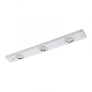 Hvid modern loftlampe metal, Jary, 2W, 3000K LED, med brytare