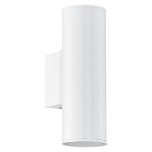 Hvid modern udendørslampe metal, Marlies, IP44