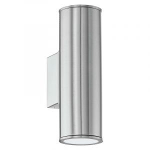 Sølv modern udendørslampe rustfrit stål, Marlies, IP44