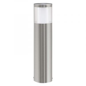 Sølv modern udendørslampe plast, Neele, IP44