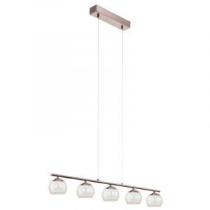 Nikkel modern pendler lampe glas, Riviera, 3W, 3000K LED