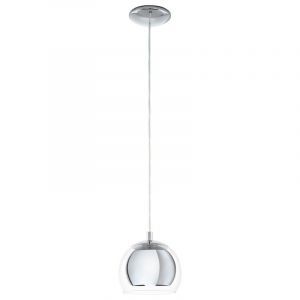 Krom design pendler lampe glas, Iroma