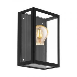 Sort industri udendørslampe stål, Alihan, IP44