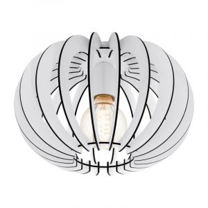 Hvid design loftlampe træ, Kiran