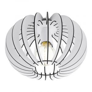 Hvid design loftlampe træ, Kiran