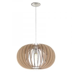 Rustik pendler lampe træ, Kiran