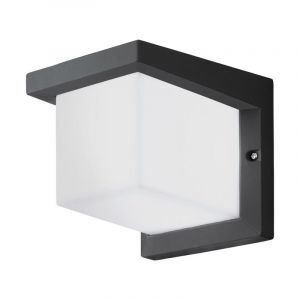 Antracit modern udendørslampe plast, Marcela, 10W, 3000K LED, IP54