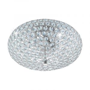 Krom retro loftlampe glas, Annamarie
