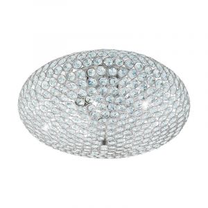 Krom retro loftlampe glas, Annamarie