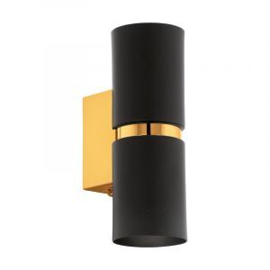 Guld design up down væglampe metal, Annely