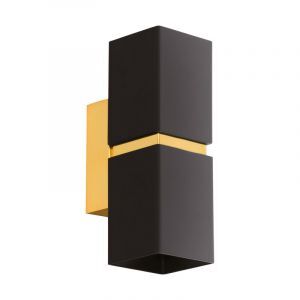 Guld design up down væglampe metal, Annely