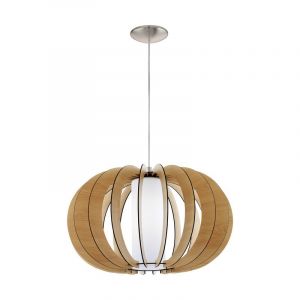 Rustik pendler lampe træ, Kiran