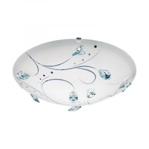 Hvid loftlampe glas, Arsalan, 16W, 4000K LED